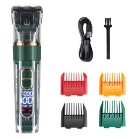 Dog Hair Clippers Set Low Noise Rechargeable Cordless For Dogs; Dog Grooming Clippers