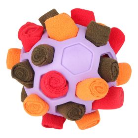 Dog Sniffing Ball Innovative Pet Shaking Training Toys for Pet Training Tooth Cleaning Puppy Chew Relieve Boredom Dog Toy