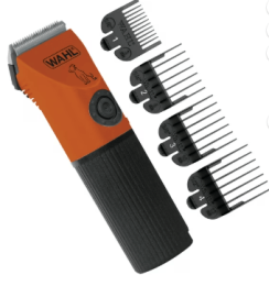 Wahl Touch up Battery Powered Pet Dog Clipper-Trimmer, Orange/Black - 70008