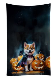 Akita Puppy Halloween Kitchen Towel Dish Cloths Guest Hand Towel Decorative Bathroom Towel for Face,Tea, Dishcloth, Kitchen and Bath