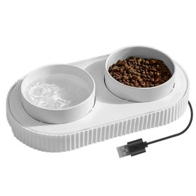 Pet Feeder and Drinking Water Bowl for Use Cat & Dog