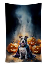 Pit Bull Terrier Puppy Halloween Kitchen Towel Dish Cloths Guest Hand Towel Decorative Bathroom Towel for Face,Tea, Dishcloth, Kitchen and Bath